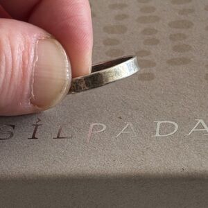 Silpada Hammered Silver Women's Ring